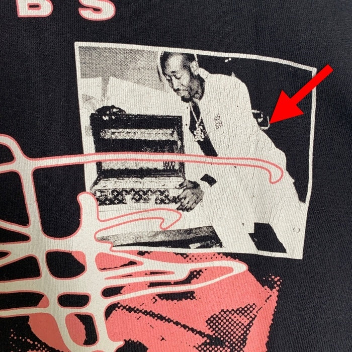 HUF ハフ FREDDIE GIBBS フレディギブス NIGHT ALIVE WASHED TEE プリントTシャツ ブラック Size M 福生店