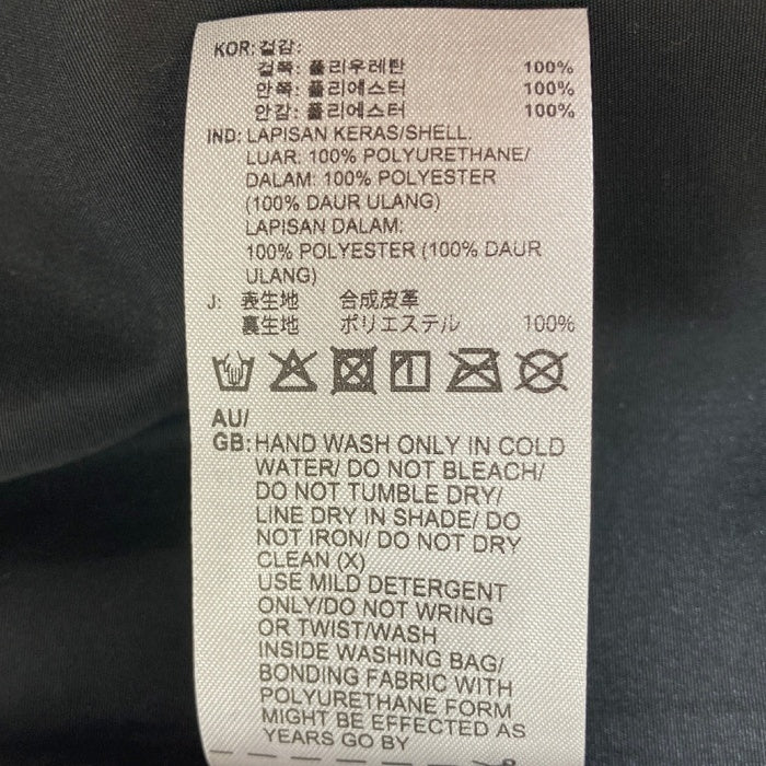 adidas アディダス JC8218 プレミアム トラックパンツ レザー ブラック sizeXL 瑞穂店
