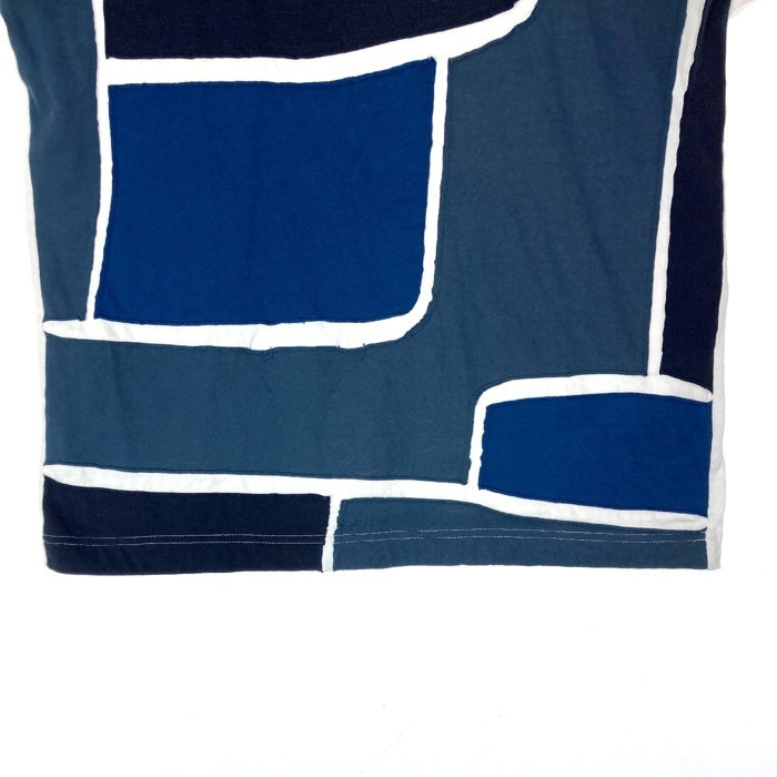 COMME des GARCONS HOMME DEUX コムデギャルソンオムドゥ DC-T015 AD2018 パッチワーク Tシャツ ホワイト sizeS 瑞穂店