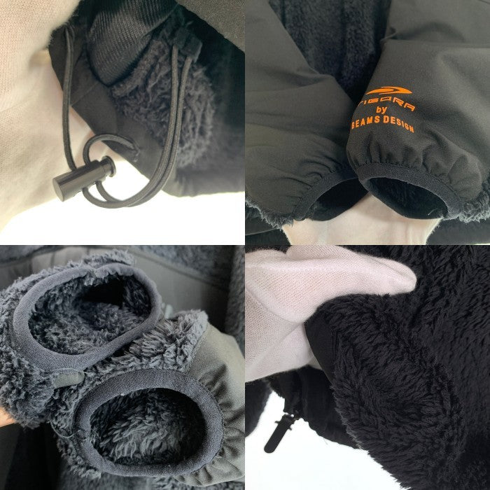 TIGORA ティゴラ BEAMS DESIGN ハーフジップ プルオーバーフリースジャケット パーカー ブラック TR-9P1701FJ Size XL 福生店