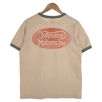 TOYS McCOY トイズマッコイ ジョンソンモータース ウッディウッドペッカー リンガーTシャツ ベージュ Size L 福生店