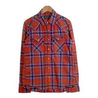 IRON HEART アイアンハート 23SS 5OZ SELVEDGE MADRAS CHECK WORK SHIRT 5オンス セルビッチ マドラス 長袖 チェックシャツ レッド Size L 福生店