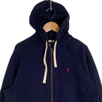 Polo By Ralph Lauren ポロラルフローレン ジップアップ フーディー スウェットパーカー ネイビー Size M 福生店