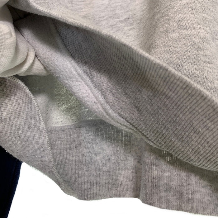 90's RUSSELL ATHLETIC ラッセルアスレチック 2トーン プルオーバースウェットパーカー グレー ネイビー USA製 Size XL 福生店