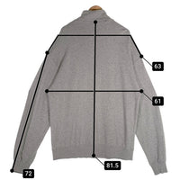 HUF ハフ コットン ハーフジップ スウェット グレー Size L 福生店