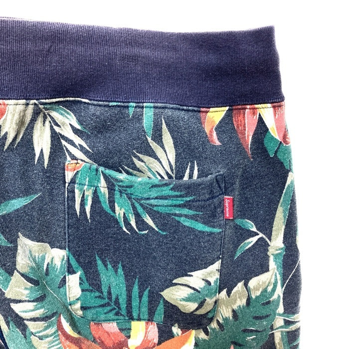 Supreme シュプリーム Floral Sweat Short フローラル スウェットショーツ ショートパンツ 花柄 シュプリーム  ネイビー sizeL 瑞穂店