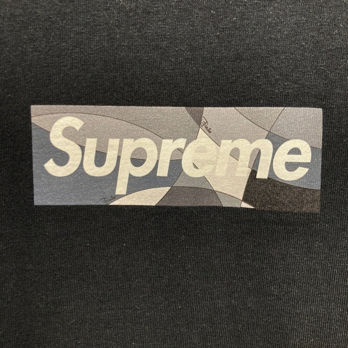 SUPREME シュプリーム 21SS Emilio Pucci エミリオプッチ Box Logo Tee ボックスロゴ プリントTシャツ ブラック Size XL 瑞穂店