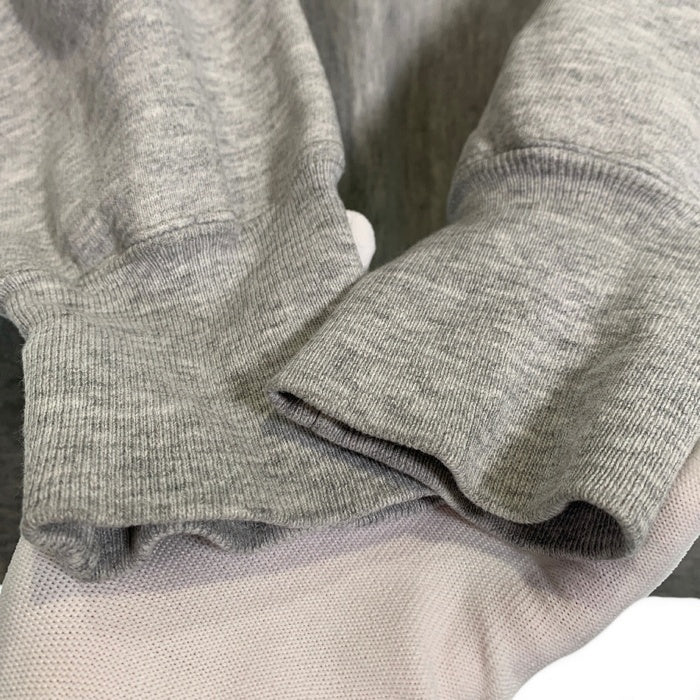 90's Champion チャンピオン REVERSE WEAVE ANNAPOLIS リバースウィーブ ワッペン 袖プリント クルーネックスウェットトレーナー グレー USA製 トリコ刺繡 Size XL 福生店