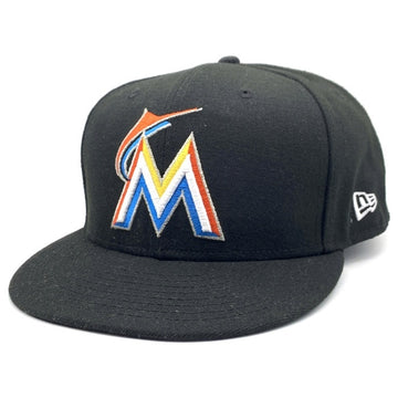 New Era ニューエラ 59FIFTY MLB マイアミ・マーリンズ ベースボールキャップ ブラック Size 7 7/8 (62.5cm) 福生店