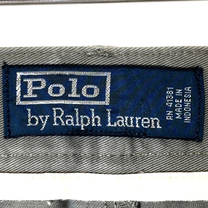 Polo by Ralph Lauren ポロバイラルフローレン ポニー総柄 チノ ハーフパンツ グレー size36 瑞穂店