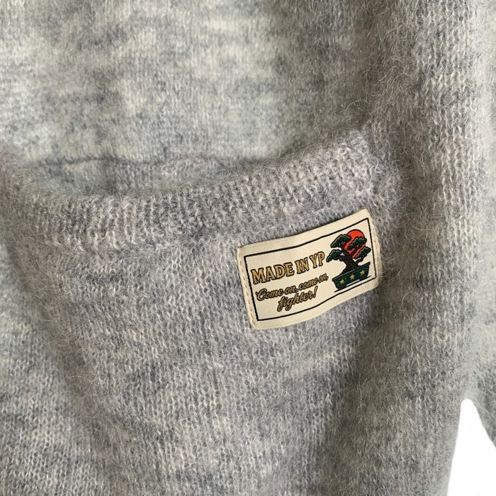 MADE IN YP メイドイン ワイピー モヘアカーディガン グレー Size L 福生店