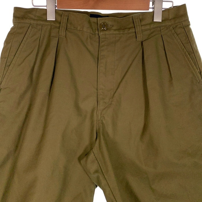 DESCENDANT ディセンダント Ron Herman ロンハーマン 2タック ベイカーショーツ ショートパンツ オリーブ Size 3 福生店