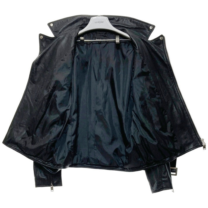 JACKROSE ジャックローズ ラムレザー ダブルライダースジャケット ブラック 24AW Size XL 瑞穂店