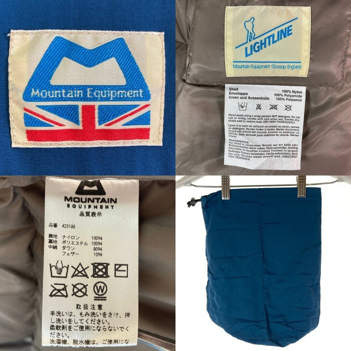 MOUNTAIN EQUIPMENT マウンテンイクイップメント Retro Lightline Duvet 423199 ブルー sizeM 瑞穂店
