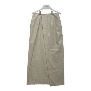 ETRE TOKYO エトレトウキョウ フェイクレザー ロングスカート グレージュ 1223421102-0 Size M 瑞穂店