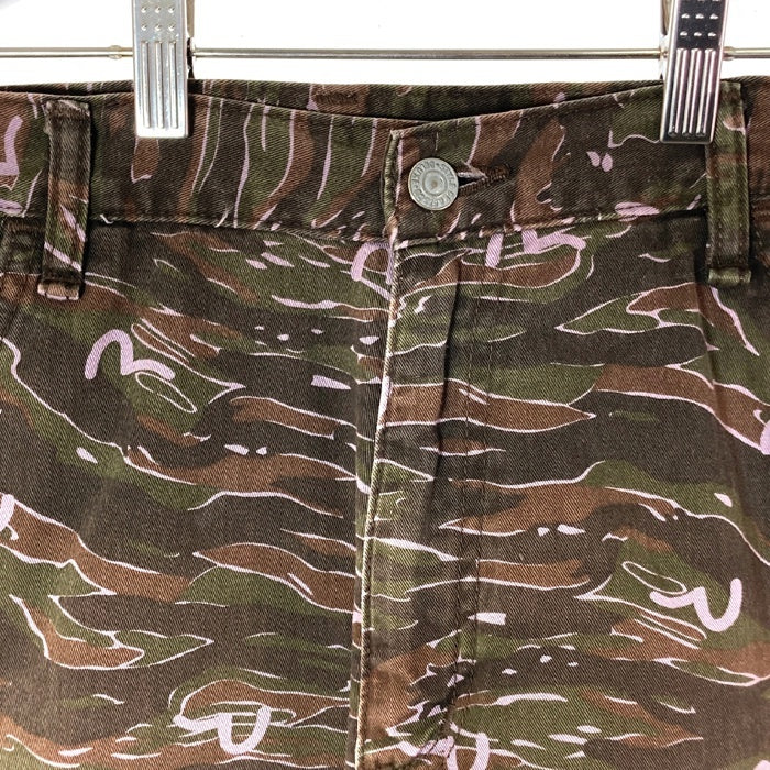 EVISU エヴィス 迷彩柄 バックカモメ刺繍 カーゴショーツ 迷彩 ブラウン size36 瑞穂店