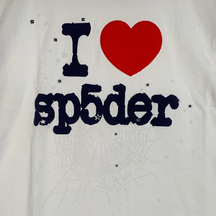 Sp5der スパイダー 24SS WHITE SOUVENIR TEE スーベニアTシャツ プリント ホワイト M03TS001SVHG Size M 福生店