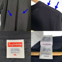 SUPREME シュプリーム 22AW FDNY Engine 9 Tee プリントTシャツ ブラック Size XL 福生店