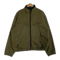 90's POLO SPORT ポロスポーツ ラルフローレン ジップアップ ナイロンジャケット 内フリース オリーブ Size L 福生店