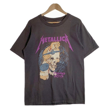 80-90's METALLICA メタリカ 1988ツアー パスヘッド プリントTシャツ ブラック 1988コピーライト メタリカタグ BROCKUM Size L 福生店