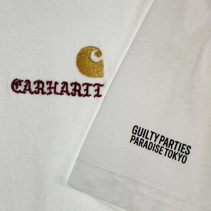 Carhartt カーハート ×  GUILTY PARTIES ギルティパーティーズ ワコマリア American Script Tシャツ ホワイト sizeM 瑞穂店