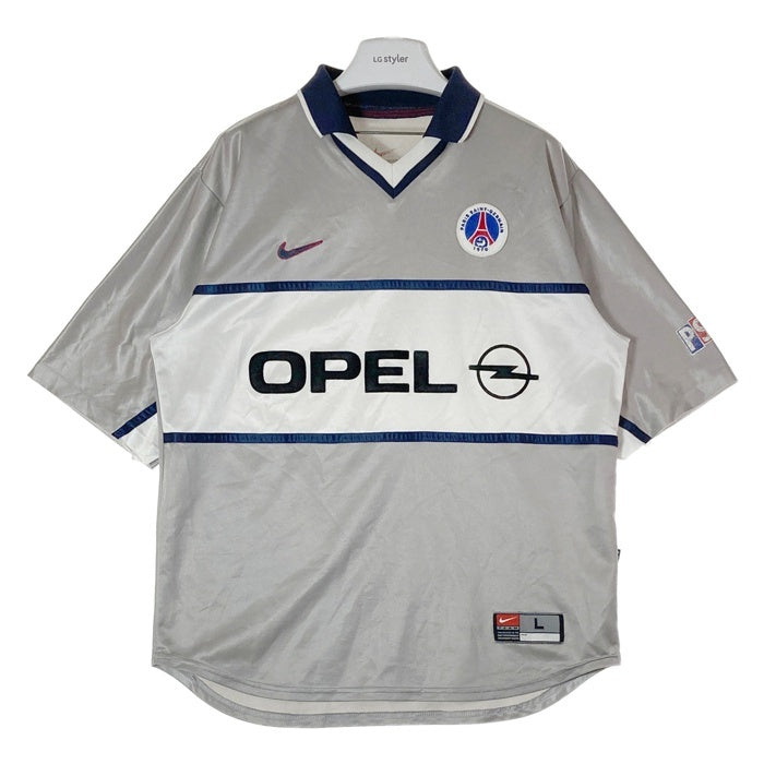 NIKE ナイキ PSG パリサンジェルマン 99/00 アウェイユニフォーム UK製 グレー sizeL 瑞穂店