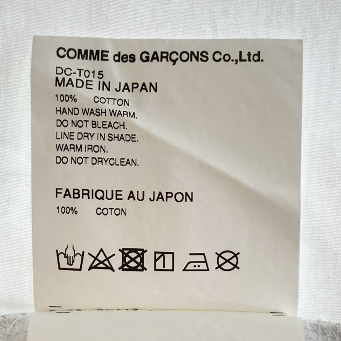 COMME des GARCONS HOMME DEUX コムデギャルソンオムドゥ DC-T015 AD2018 パッチワーク Tシャツ ホワイトxカーキ sizeM 瑞穂店