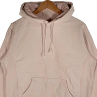 SUPREME シュプリーム 17AW Embossed Logo Hooded Sweatshirt フードエンボスロゴ プルオーバースウェットパーカー ピンク Size S 福生店