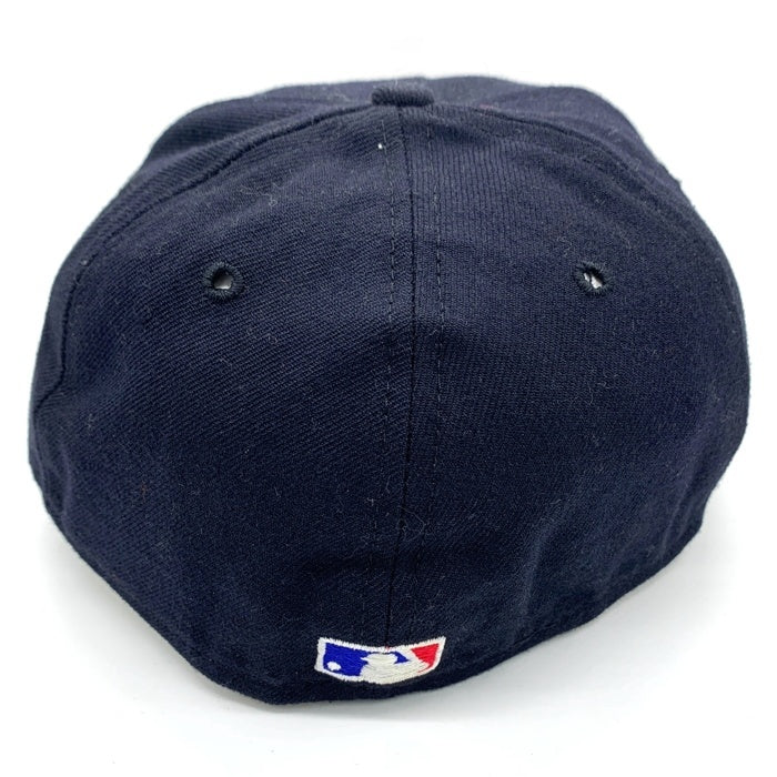 90's New Era ニューエラ 59FIFTY MLB ニューヨーク・ヤンキース ウールベースボールキャップ ネイビー 赤刺繡 USA製 Size 7 1/4(57.7cm) 福生店
