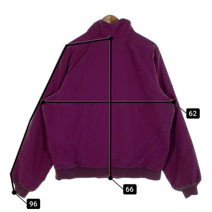 90's LANDS'END ランズエンド SQUALL JACKET スコールジャケット ナイロン パープル フリースライナー USA製 Size M 福生店