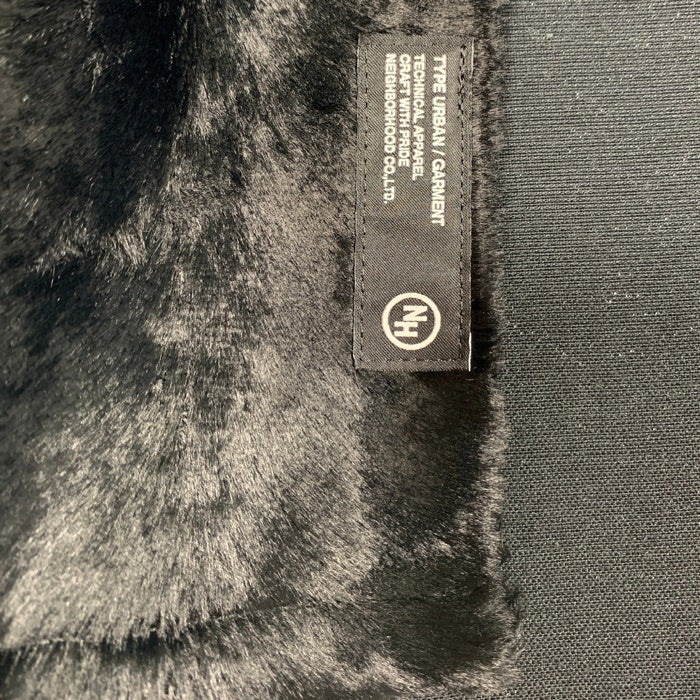 NEIGHBORHOOD ネイバーフッド 23AW FUR SHIRT LS ファー オープンカラーシャツ ブラック 232AQNH-SHM06 Size XL 福生店