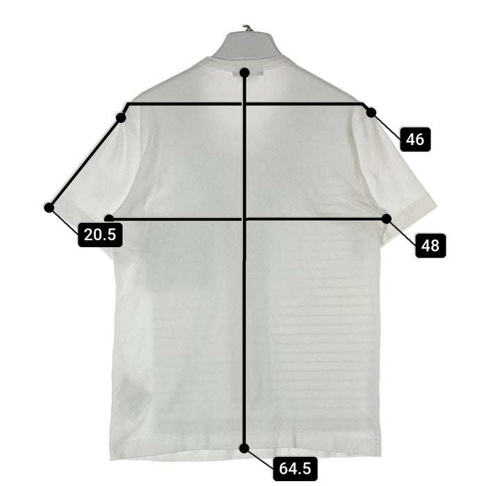 COMME des GARCONS HOMME PLUS コムデギャルソンオムプリュス AD2009 PE-T021 Vネック風 パッチワーク Tシャツ ホワイト sizeS 瑞穂店