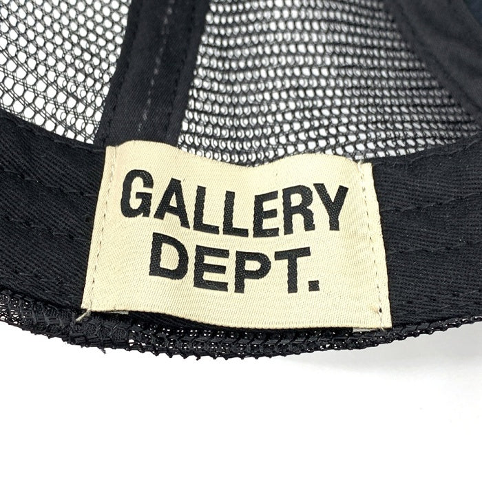 GALLERY DEPT. ギャラリーデプト Fucked Up Trucker Hat ファックドアップ 反転ロゴトラッカーキャップ メッシュ ブラック 福生店