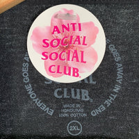 NEIGHBORHOOD ネイバーフッド 24SS Anti Social Social Club アンチソーシャルソーシャルクラブ スカル プリントTシャツ ブラック 241GEASN-STM01S Size XXL 福生店