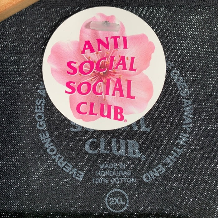 NEIGHBORHOOD ネイバーフッド 24SS Anti Social Social Club アンチソーシャルソーシャルクラブ スカル プリントTシャツ ブラック 241GEASN-STM01S Size XXL 福生店