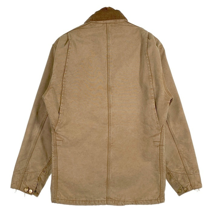80's Carhartt カーハート ミシガンチョアコート カバーオール ダック ベージュ USA製 Size M 相当 福生店