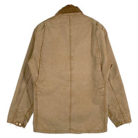 80's Carhartt カーハート ミシガンチョアコート カバーオール ダック ベージュ USA製 Size M 相当 福生店
