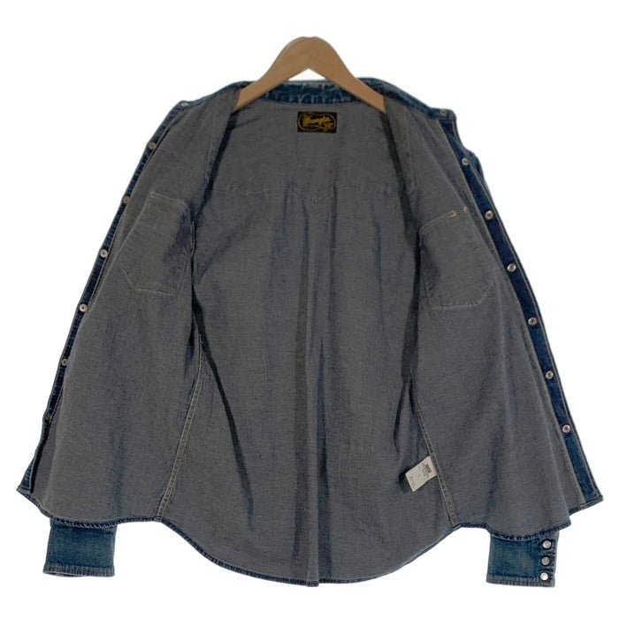 Wrangler ラングラー nano・universe ナノユニバース 別注 ウエスタン デニムシャツ ライトブルー S9102 Size L 福生店
