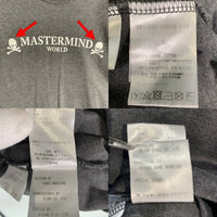MASTERMIND WORLD マスターマインド ワールド プリントTシャツ チャコールグレー MW17P01-TS028-010 Size S 福生店