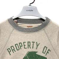 KAPITAL キャピタル PROPERTY OF BEETHOVEN ラグランスリーブ スウェットトレーナー オートミール グレー K2009LC021 Size 4 瑞穂店