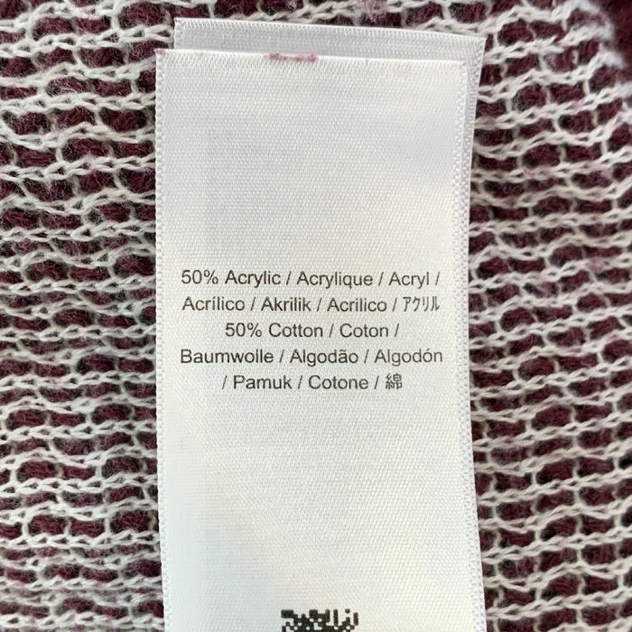 FRED PERRY フレッドぺリー アクリル コットン ニットポロシャツ ボルドー Size 42 福生店