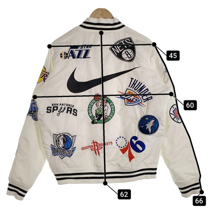 SUPREME シュプリーム 18SS NBA Team Warm-Up Jacket ウォームアップジャケット スタジャン ホワイト AO3631-100 Size S 福生店