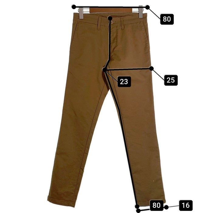 Carhartt WIP カーハートワークインプログレス SID PANT シドパンツ チノ スリムストレート ブラウン I003367.HZ Size 30×32 福生店