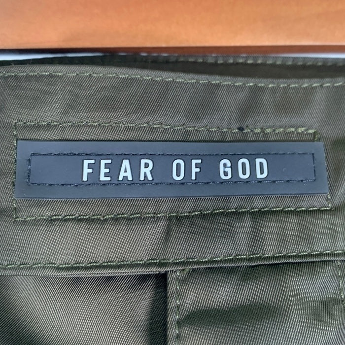 FEAR OF GOD フィアオブゴット SIXTH COLLECTION NYLON CARGO PANTS ナイロンカーゴパンツ オリーブ FG10-012 Size L 福生店