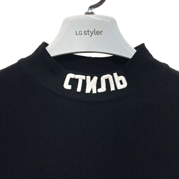 HERON PRESTON ヘロンプレストン モックネック 長袖Tシャツ ブラック sizeM 瑞穂店