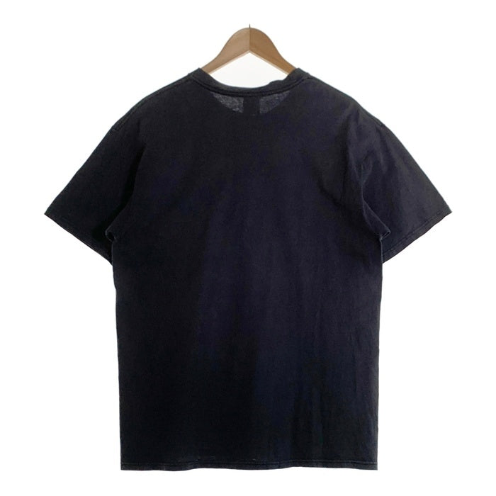 00's STUSSY ステューシー I GET GOOSE BUMPS WHEN THE BASS LINE THUMPS プリント 半袖 Tシャツ ブラック Size L 福生店