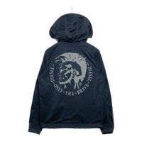 DIESEL Teflon ディーゼル テフロン加工 リバーシブルナイロンパーカー ブレイブマン ブラック SizeS 瑞穂店