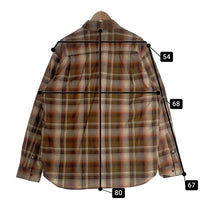 CARHARTT カーハート チェック 長袖 ロングスリーブ シャツ ブラウン インド製 104143 244Size XL 福生店