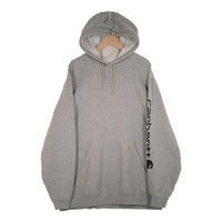 Carhartt WIP カーハート ワークインプログレス Loosefit Midweight Logo Sleeve Graphic Sweatshirt スリーブプリント プルオーバープルオーバースウェットパーカー グレー Size XL 福生店