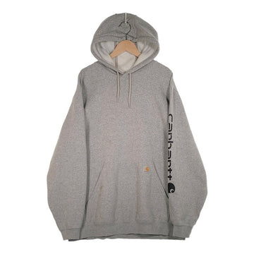 Carhartt WIP カーハート ワークインプログレス Loosefit Midweight Logo Sleeve Graphic Sweatshirt スリーブプリント プルオーバープルオーバースウェットパーカー グレー Size XL 福生店